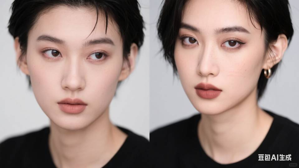 适合中性女生妆容技巧